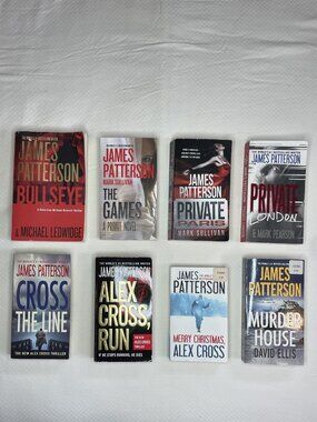 James Patterson Thriller Book Lot | Set of 8 Paperbacks